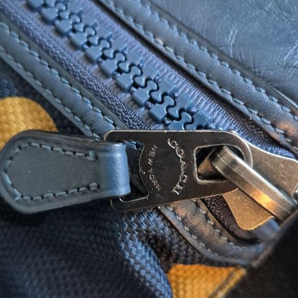 Coach Nylon Leather Trek Optical Dot Rucksack Backpack main image 8